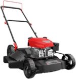 AMERISUN 21 Inch Gas Push Lawn Mower, 2-in-1 Mulching & Side Discharge