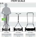 American Lawn Mower Company 1204-14 14-Inch 4-Blade Push Reel Lawn Mower, Red - Image 11