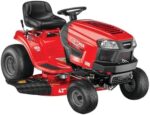 CRAFTSMAN 42" Gas Riding Lawn Mower with 17.5 HP* Briggs and Stratton Single-Cylinder Engine, Gas Lawn Tractor with 7-Speed Transmission, Red/Black (13AN77XSA93)