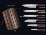 SYOKAMI Knife Set 7 Piece Japanese Style Kitchen Knife Set - Image 7