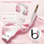 Ozeino Gaming Headset for PC, Ps4, Ps5, Xbox Headset with 7.1 Surround Sound - Image 4