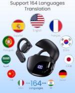 AI Translation Earbuds Real Time 164 Languages 80H Playtime Translator - Image 10