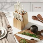 CAROTE 15Piece Knife Set, Kitchen Knife Block Set - Image 8