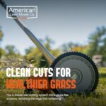 American Lawn Mower Company 1204-14 14-Inch 4-Blade Push Reel Lawn Mower, Red - Image 5