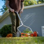 American Lawn Mower Company 1204-14 14-Inch 4-Blade Push Reel Lawn Mower, Red - Image 9