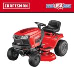 CRAFTSMAN 42" Gas Riding Lawn Mower with 17.5 HP* Briggs and Stratton Single-Cylinder Engine, Gas Lawn Tractor with 7-Speed Transmission, Red/Black (13AN77XSA93) - Image 2