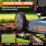 SENIX 20" Gas Lawn Mower, 144 cc Gas Powered Lawnmower, 4-Cycle Engine Walk-Behind Push Lawn Mowers - Image 6