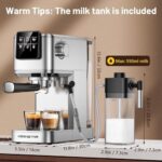 KEENSTAR Espresso Coffee Machine with Milk Tank - Image 11