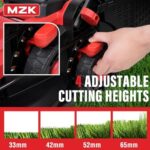 MZK 20V 13" Electric Lawn Mower, Brushless Cordless Lawn Mower with 4-Position Height Adjustment - Image 5