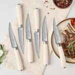 Sunnecko Knife Set with Block and Sharpener - Image 7