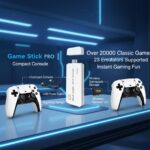 Retro Wireless Gaming Console 2026 New Edition Built-in 128GB storage Features 23 emulators supporting 20,000+ games Includes dual 2.4GHz wireless controllers 4K HDMI TV gaming stick—plug and play - Image 2