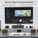 AULA F99 Wireless Mechanical Keyboard,Tri-Mode BT5.0/2.4GHz/USB-C Hot Swappable Custom Keyboard - Image 7