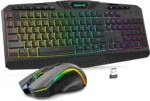 Redragon S101M-KS Gaming Keyboard and Mouse Wireless with Tri-Mode