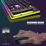 RedThunder K10 Wireless Gaming Keyboard and Mouse Combo - Image 5