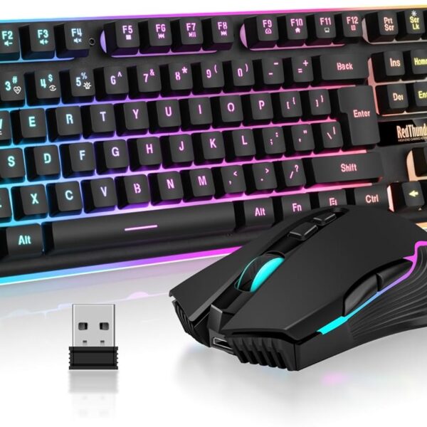 RedThunder K10 Wireless Gaming Keyboard and Mouse Combo