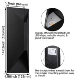 LEONLITE 2-Pack LED Outdoor Up Down Wall Light, 3000K Warm White - Image 3