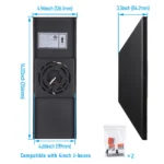 LEONLITE 2-Pack LED Outdoor Up Down Wall Light, 3000K Warm White - Image 6