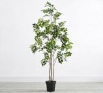 Faux Green Leaf Tree - Image 2
