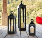 Caleb Handcrafted Metal Outdoor Lantern - Image 5