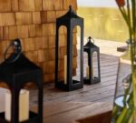 Caleb Handcrafted Metal Outdoor Lantern - Image 2