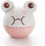 Kitchen Timer Novelty Gadget, Winds Up to 59 Minutes with Visual Countdown, Perfect for Cooking Food, Tea, Egg, and as Gym Timer or Study Time (2)