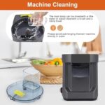 Electric Vegetable Cutter & Food Chopper, Stainless Steel Dicer & Slicer for Kitchen, Easy Clean Food Prep Gadget, Ideal for Home Cooking & Meal Prep - Image 3