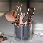 Shovel Spoon Set 7 Pcs Kitchen Gadget Set Stainless Steel Baking Cooking Utensils Ice Scream Spoon Peeler Garlic Press Cheese Grater Whisk Home Kitchen - Image 4