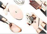 Shovel Spoon Set 7 Pcs Kitchen Gadget Set Stainless Steel Baking Cooking Utensils Ice Scream Spoon Peeler Garlic Press Cheese Grater Whisk Home Kitchen - Image 3