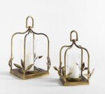 Botanical Forged-Iron Lantern - Image 4