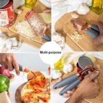 7-Piece Kitchen Gadgets Set Copper Coated Stainless Steel Utensils with Soft Touch Handles, Garlic Press Whisk Cheese Grater (Color : B) (B) - Image 4