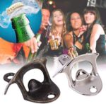 Wall-Mounted Metal Beer Corkscrew Bottle Wine Corkscrew Convenient Bar Tool Can Opener Kitchen Gadget (A) (A) - Image 4