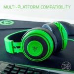Razer Kraken Pro V2: Lightweight Aluminum Headband - Retractable Mic - in-Line Remote - Gaming Headset Works with PC, PS4, Xbox One, Switch, & Mobile Devices - Green - Image 5