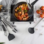 Silicone Cooking Utensil Set, Kitchen Utensils Set with Stainless Steel Handle 16 Pcs Kitchen Gadgets Cookware Set, Non-Stick Heat Resistant Kitchen Tool - Image 3