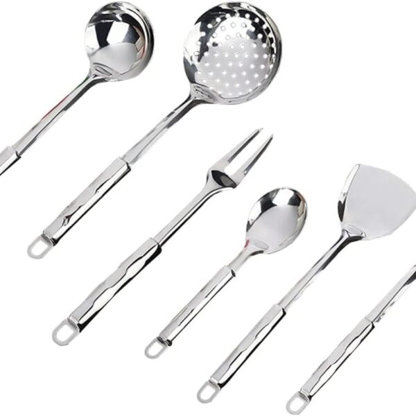 Stainless Steel Cooking Utensils Set, Kitchen Utensils Set, Kitchen Tool Gadgets Set, Non-Stick Kitchen Utensil Set for Home, Kitchen