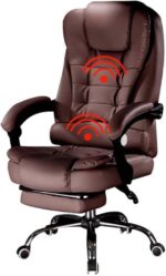 Gaming Chair, Products PU Leather 01 uter Chair Office Home Swivel Massage Chair Lifting Adjustable Chair with Footrest,E