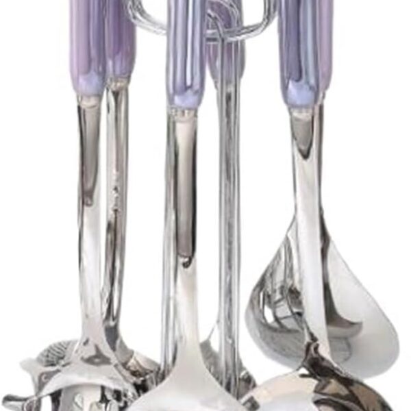 Cooking Spatulas Spoons 7 Pieces Sets 304 Stainless Steel Cooking Utensils Draining Spoons Gadgets Kitchen Cookware