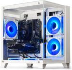 Prebuilt Gaming PC Desktop | Ryzen 5 6Cores 3.6G Up to 4.1G | RX 560 4G Graphics Card | 16G DDR4 RAM | 512G SSD | Wi-Fi 6 | Tower Computer White