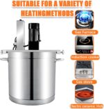 Adjustable Speed Automatic Food Mixer with Scraper for Hot Pot Seasoning, Soups, Sauces & Dips - Perfect Kitchen Gadget for Effortless Cooking and Meal Prep - Image 2