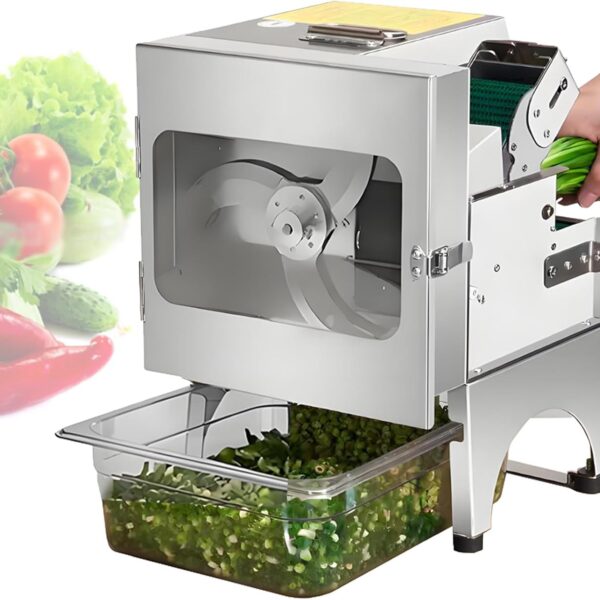 300kg/h Vegetable Chopper Electric Vegetable Cutter Kitchen Tools & Gadgets for Cutting Pepper, Chopped Green Onions,Coriander,Leeks,Shredded Ginger,Beans,Celery