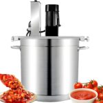 Adjustable Speed Automatic Food Mixer with Scraper for Hot Pot Seasoning, Soups, Sauces & Dips - Perfect Kitchen Gadget for Effortless Cooking and Meal Prep