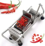 Vegetable Chopper Vegetable Cutter Chili Slicer - Veggie Onion Salad Food Chopper Manual - Potato Chipper - Veg Chopper - Kitchen Tools & Gadgets