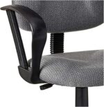 Office Chair, Office Products Ergonomic Works Drafting Chair with Loop Arms, Gaming Chair, Office Furniture, Computer Chair(Grey) - Image 2