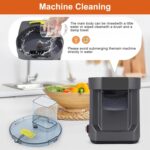 3-in-1 Commercial Vegetable Dicer & Chopper - Multifunctional Food Cutter Processor for Slicing, Shredding, Dicing - Black Kitchen Gadget for Quick Meal Prep - Image 5