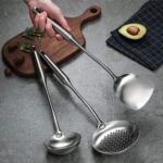 Stainless Steel Cookware Set Shovel Soup Spoon Spatula Cooking Tools Gift Utensils Kitchen Gadgets Accessories - Image 5
