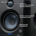 PreSonus Eris 4.5BT Bluetooth Studio Monitors + Eris Sub 8BT Studio Subwoofer with Bluetooth for Multimedia, Gaming, Studio-Quality Music Production, 2.1 Speaker System - Image 2