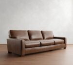 Turner Square Arm Leather Sofa (65"–104") - Image 6