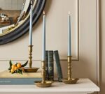 Chris Loves Julia Brass Candlestick With Bowl