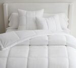 European Flax Linen Waffle Comforter
