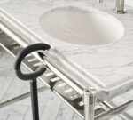 Everson 66" Metal Double Sink Vanity by Michael Graves Design - Image 4