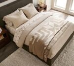 Cross Stitch Velvet Quilted Sham - Image 4